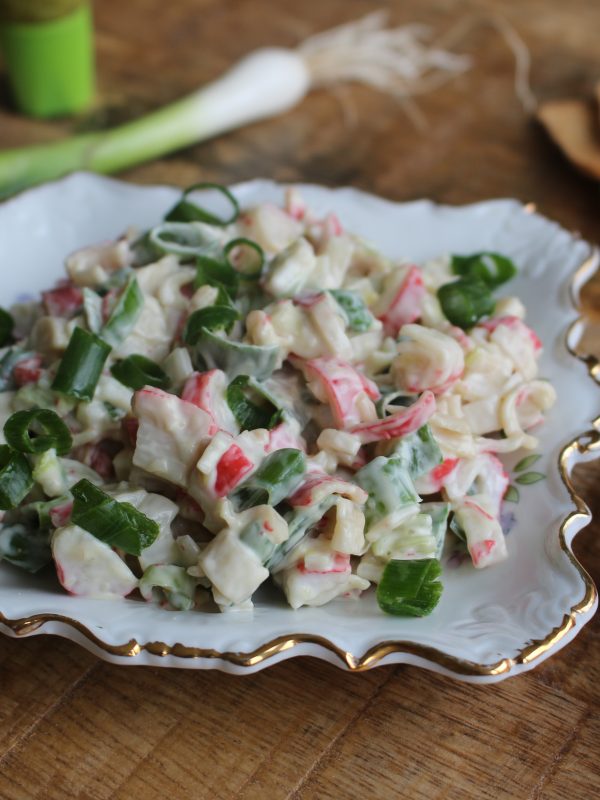 surimi wasabi salade zelf maken