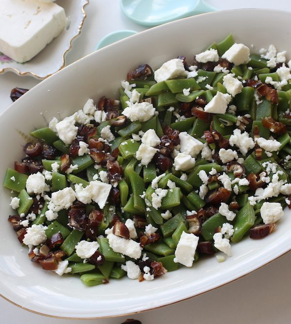salade met feta en dadels