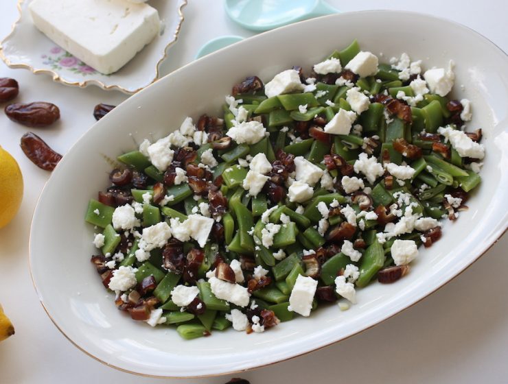 salade met feta en dadels