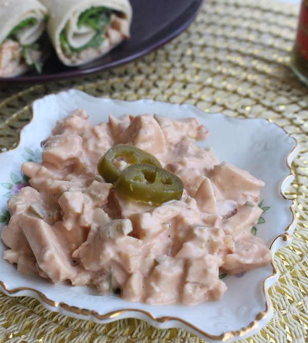 kipsalade met jalapeno