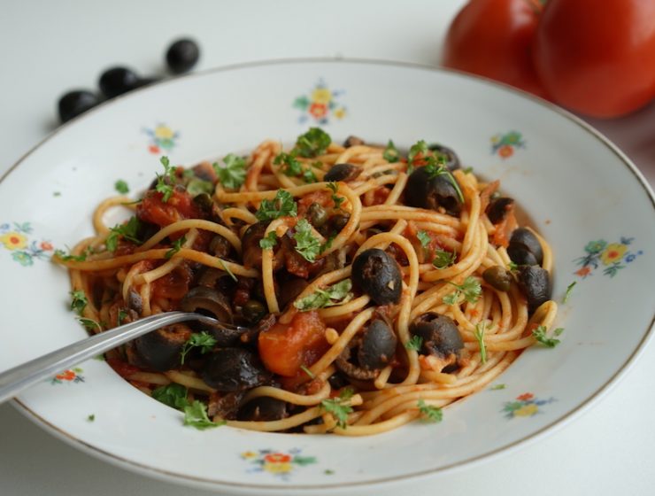 makkelijk recept pasta puttanesca