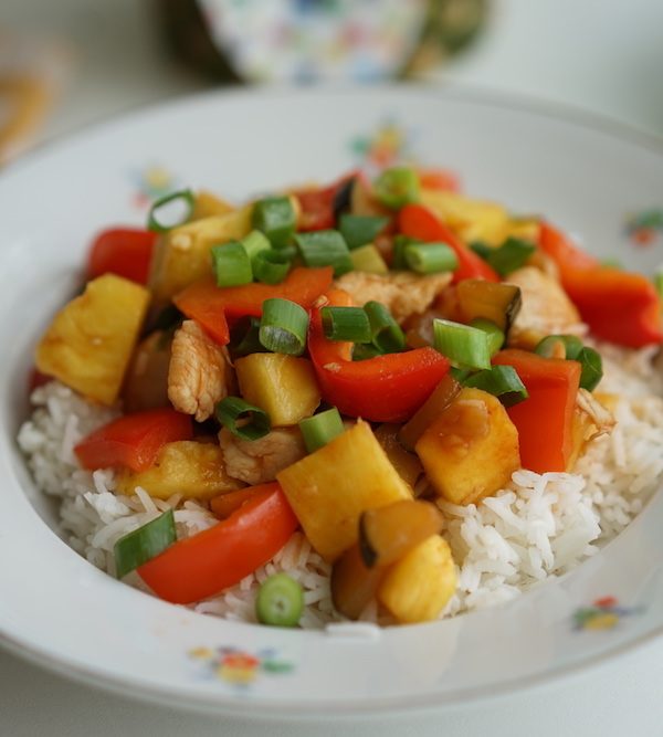 wokken kip ananas recept