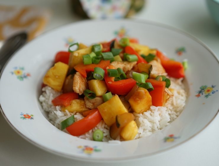 wokken kip ananas recept