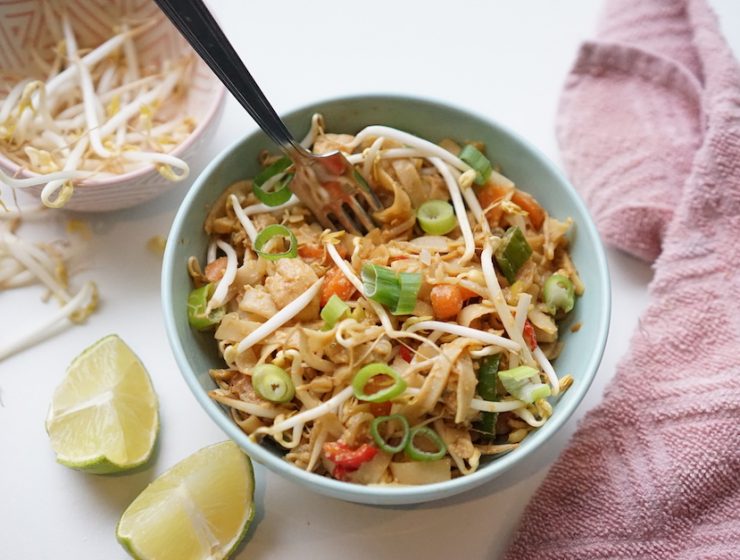 Pad thai maken