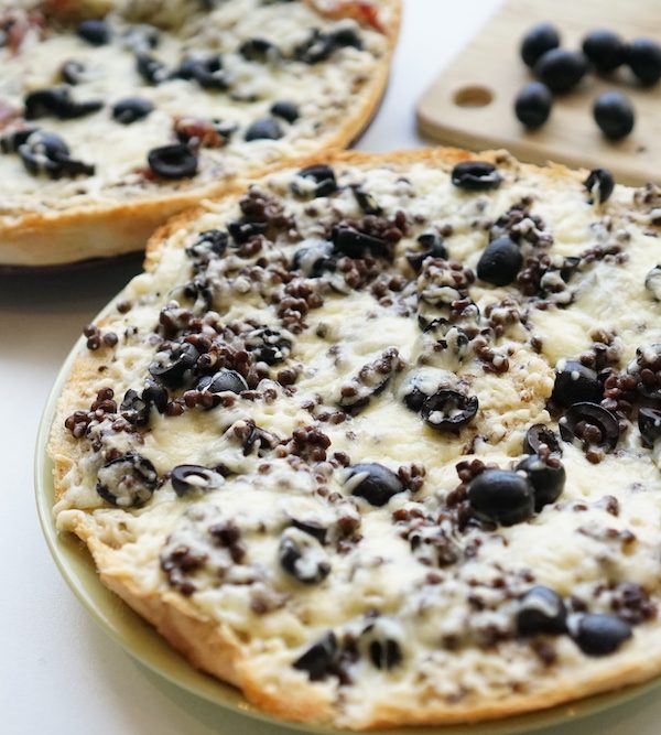 Truffelpizza van turks brood recept