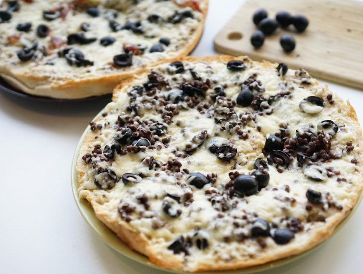 Truffelpizza van turks brood recept