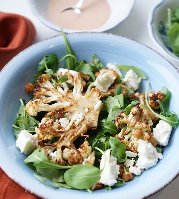 geroosterde bloemkool salade