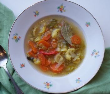 Recept voor groentesoep met gember