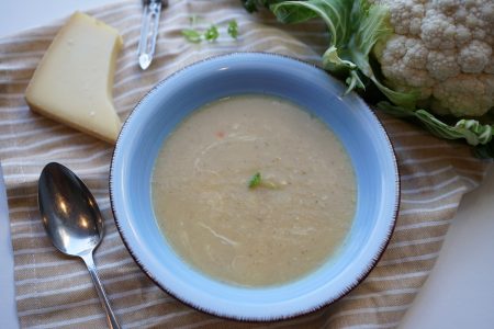 Recept: geroosterde bloemkoolsoep
