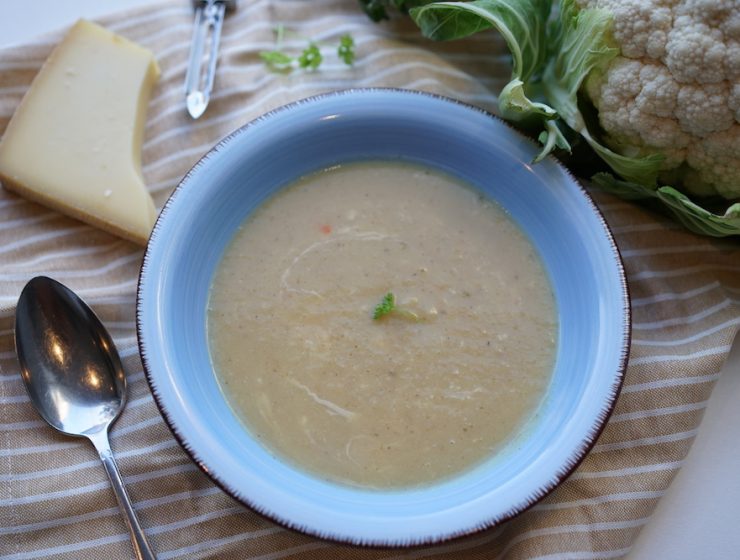 Recept: geroosterde bloemkoolsoep